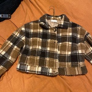 cropped sweater jacket